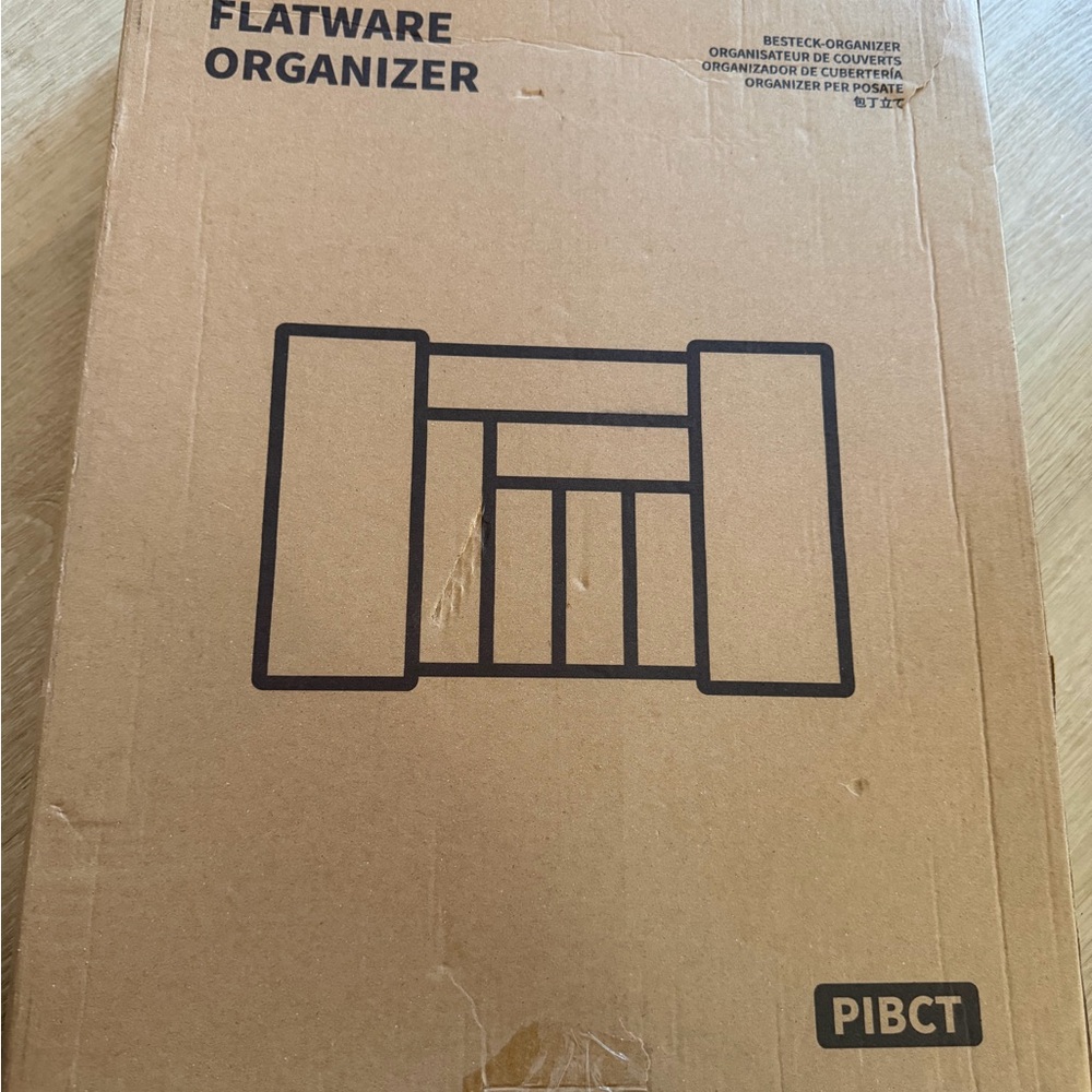 Flatware Organizer - Brown